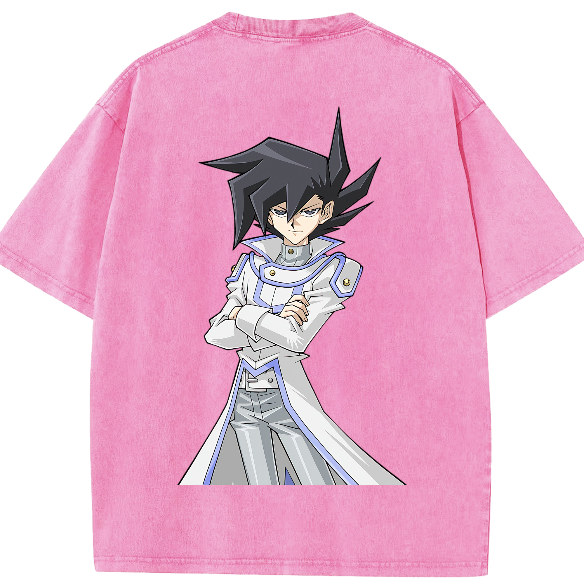 （画像用） 遊☆戯☆王 Yu-Gi-Oh! 綿100% ヴィンテージ風 半袖Tシャツ（背面プリント）